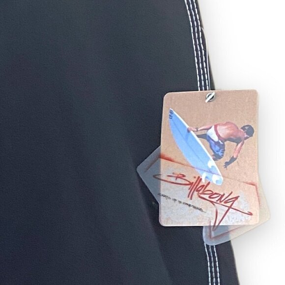 Billabong Black & White Swim Board Shorts Swim Trunks  New NWT, Men’s Size 36 - Picture 5 of 10